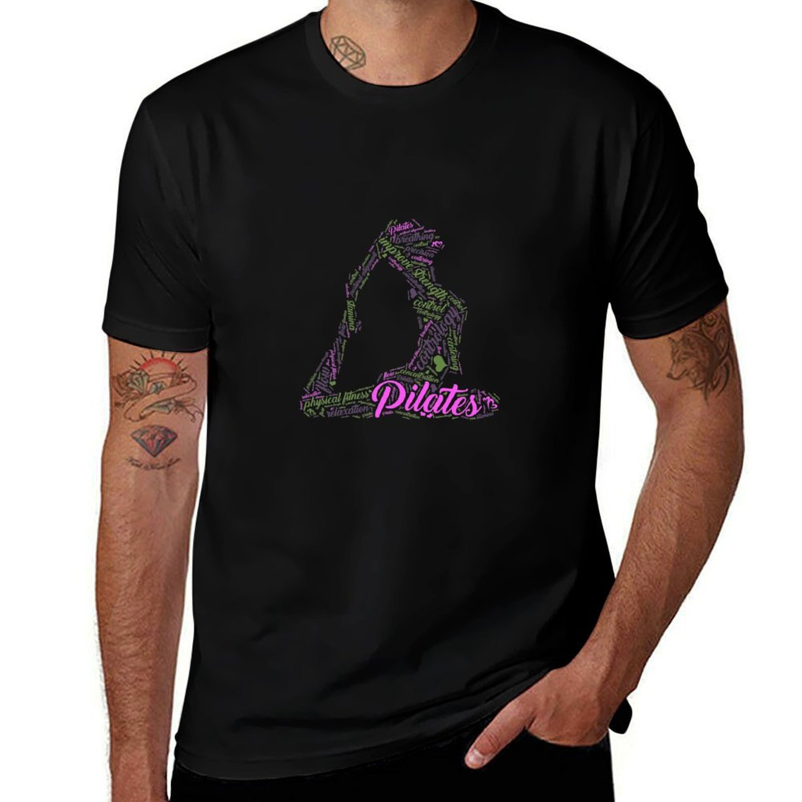 Pilates Yoga Classes - T-shirt spécial pour femmes avec motif
