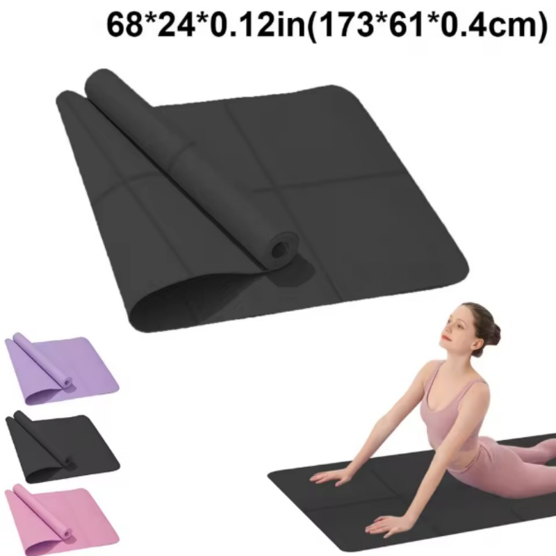 Pilates Yoga Mat Thickness - Tapis de Yoga antidérapant sport Fitness