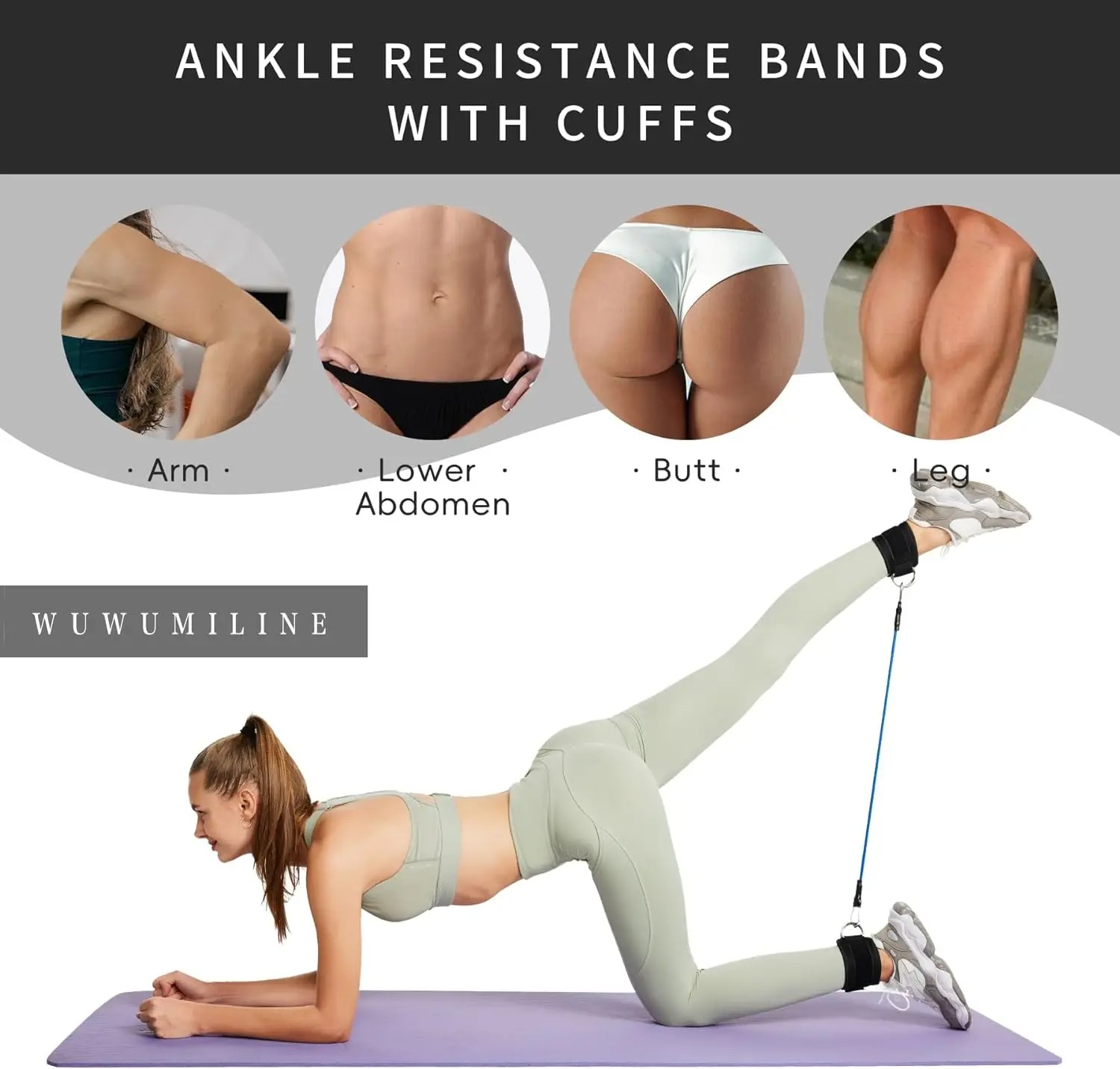 Bandes élastiques avec sangles - Pilates Ankle Strap avis et prix