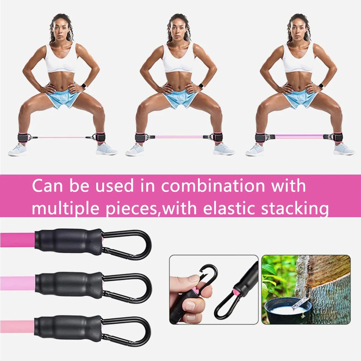 Bandes élastiques avec sangles - Pilates Ankle Strap avis et prix