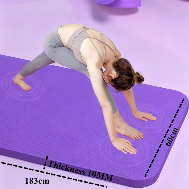 Tapis de Yoga antidérapant pou - Pilates Yoga Mat Thickness avis et prix