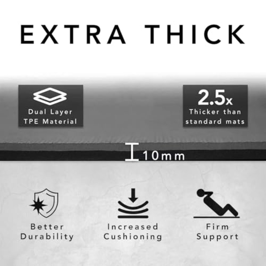 Grand tapis d'exercice extra é - Pilates Yoga Mat Thickness avis et prix