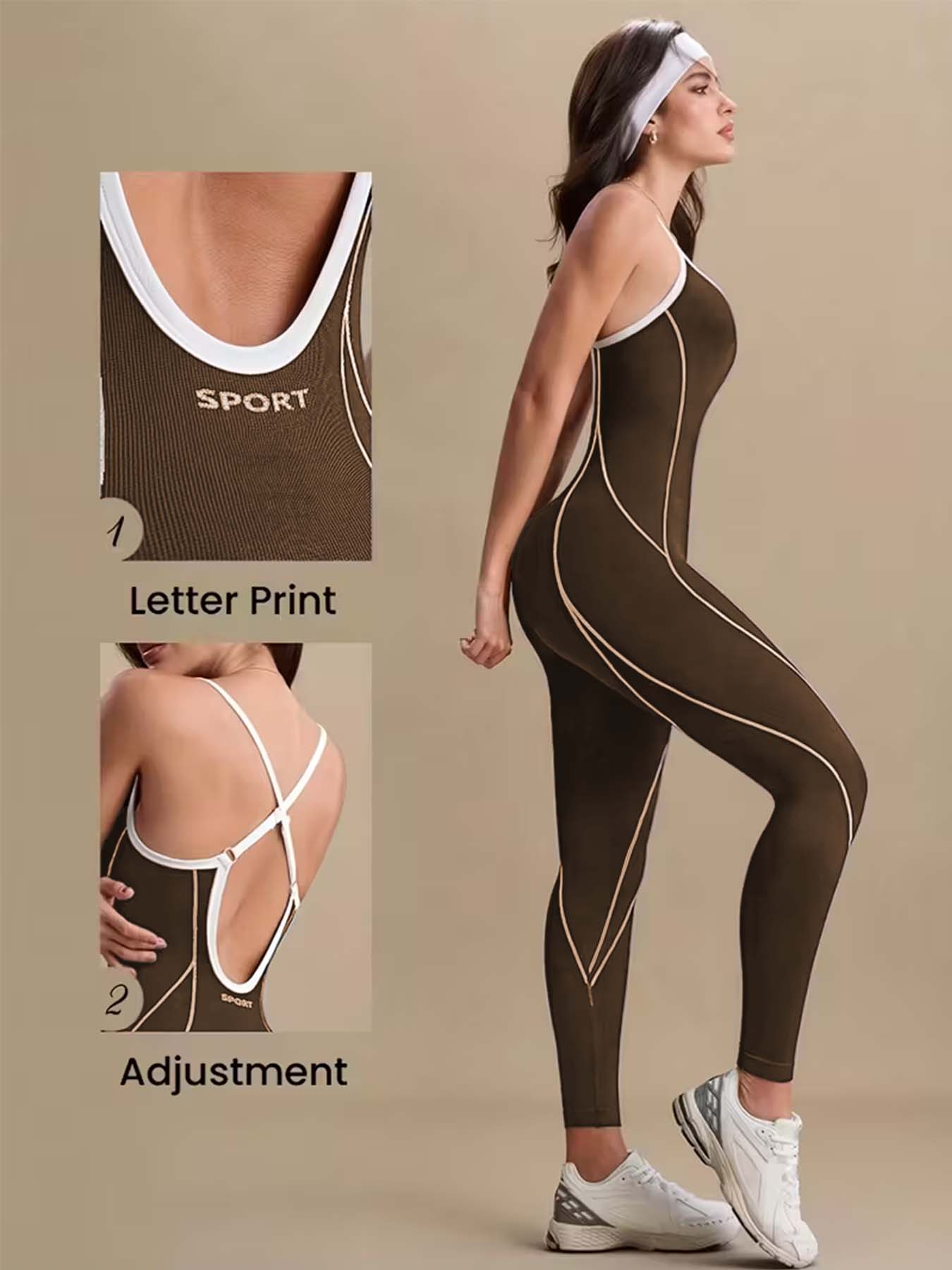Combinaison de yoga marron pou - Pilates Ankle Strap avis et prix