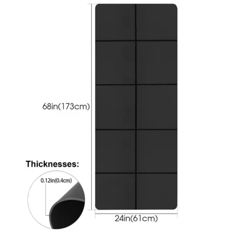 Tapis de Yoga antidérapant spo - Pilates Yoga Mat Thickness avis et prix