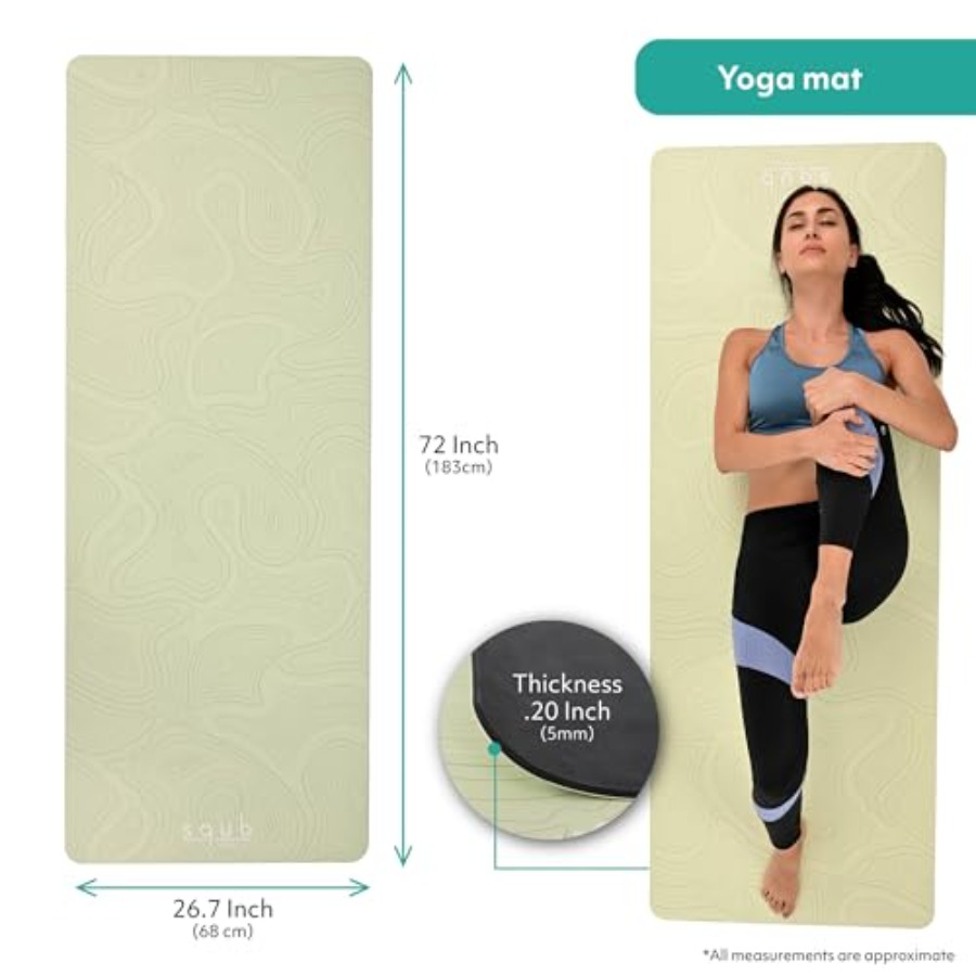 Tapis de yoga pour Pilates et  - Pilates Yoga Mat Thickness avis et prix