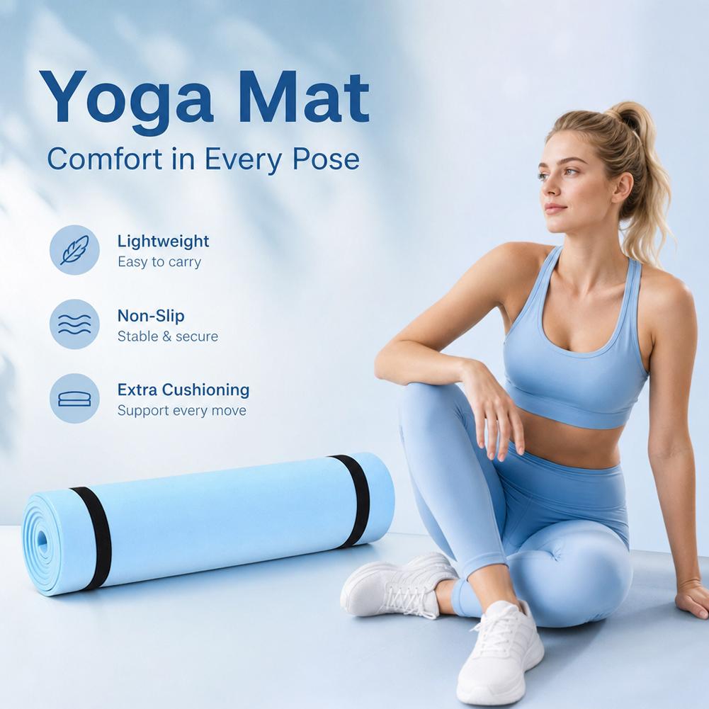 Tapis de Yoga épais antidérapa - Pilates Yoga Mat Thickness avis et prix